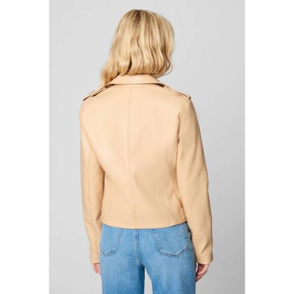 BLANKNYC NWT moto semi-fit jacket in Bone Zipper Silver Hardware - Picture 10 of 13